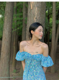 Kukombo Vintage Floral Midi Dress Women Casual Sexy Backless Korean Party Dresses Female Fashion Holiday Evening Beach Dress 2022 Summer