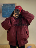 Kukombo New Women Parker Clip To Overcome The Jacket Cotton Winter Outdoor Baseball Uniform Thick Loose Casual Trend Warm Coat