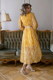 Kukombo Vintage Elegant Sexy Waistless Maxi Summer Dresses Yellow Blue Pink Floral Women Dress Boho Beach Party Long Dresses For Women