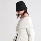 Kukombo Design Sense Of Small Suit Women 2023 Spring New Fashion Line Neckline Off-Shoulder Fall Long Sleeve