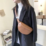 Kukombo  Casual Waist Bag Casual Women Chest Bag Fashion Shoulder Bags Female Pu Leather Belt Bags Female Bolso Fanny Pack