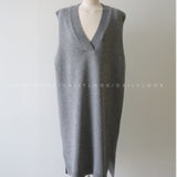 Kukombo Winter Women's Vest Sweater Women Fall Sleeveless Knitted Dress Maxi Vintage Oversize Y2k Sweater Vest Women Long Tank Top