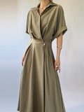 Thanksgiving Gift Summer Women Dress Shirt Dress Long Evening Female Vintage Maxi Party Oversize Beach Woman Dresses Casual Elegant Prom Black