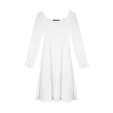 Kukombo Elegant Evening Party Midi Dresses Women Long Sleeve Casual Vintage Korean Fashion Dress Slim Retro France Dress Autumn 2022 New