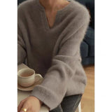 Thanksgiving Gift Winter Women Sweater Knitted Cardigan Oversize Girls Sweater Woman Cashmere  Pullover Tops Long Sleeve Maxi Vintage Y2k Thick