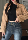 Kukombo Virginia Suede Crop Jacket