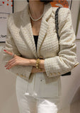 Kukombo Janis Crop Tweed Jacket