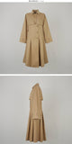 Kukombo Raven Trench Coat